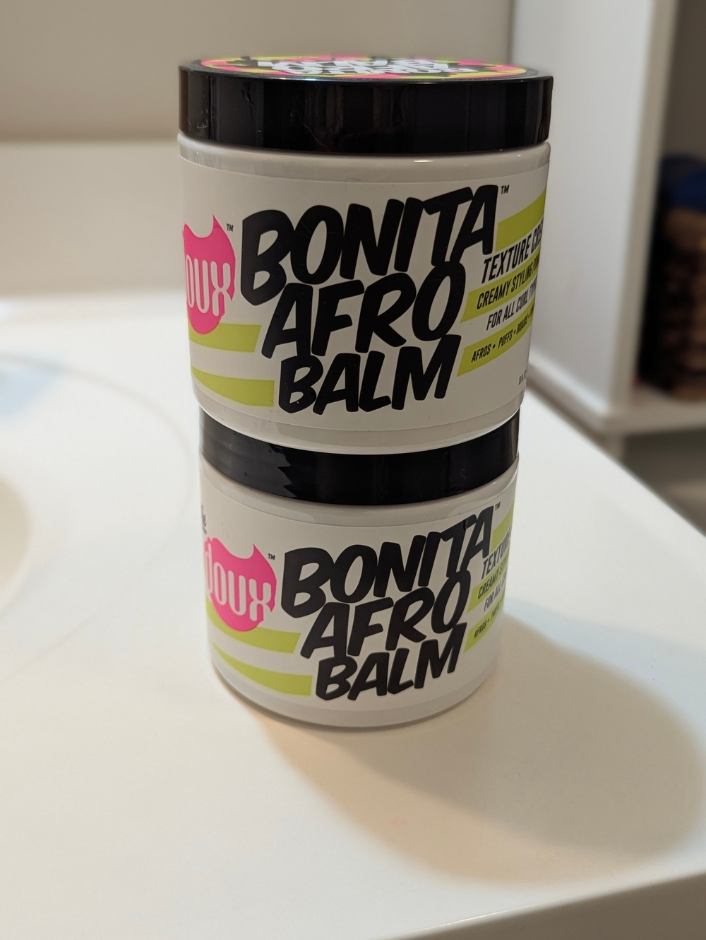 Lot Of 2- New The Doux Bonita Afro Texture Cream Curly Hair Moisturizing 16 Oz